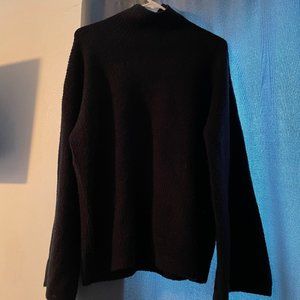 French Connection Flossy Viola High Neck Sweater - black